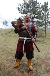 Sir Nicolae Rares wielding Thunderhead