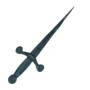 Badge of the Poignard Noir of Caer Galen