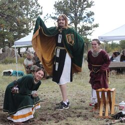 Viðbjǫrn Orðlokarr seen wearing the cloak