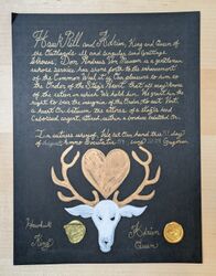 Stag's Heart of the Outlands scroll by Adrien de Calais